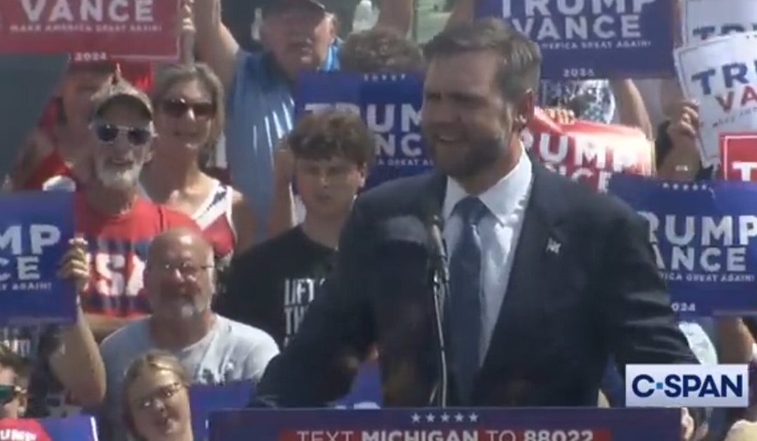 ‘Rock Star’ J.D. Vance Campaigns With His Mother in Michigan (Photos and Video)