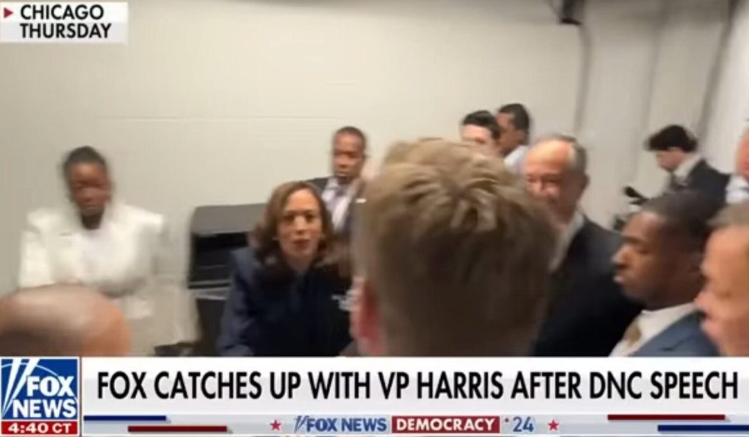 Kamala Harris Says She Is “Working Towards It” When Peter Doocy Asks if She Is Ready for Her Fox News Interview (Video)