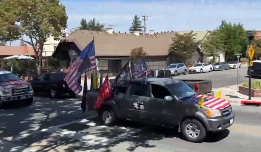 Wake Up Sleepy Joe! Trump Trucks Drive Through California Town Located Just a Few Miles From Biden’s Vacation Spot and Loudly Blare Their Horns (VIDEO)