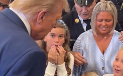 “President Trump, Make America Great Again!” – Young Boy Greets Trump at FDNY on 23rd Anniversary of 9/11 (VIDEO)