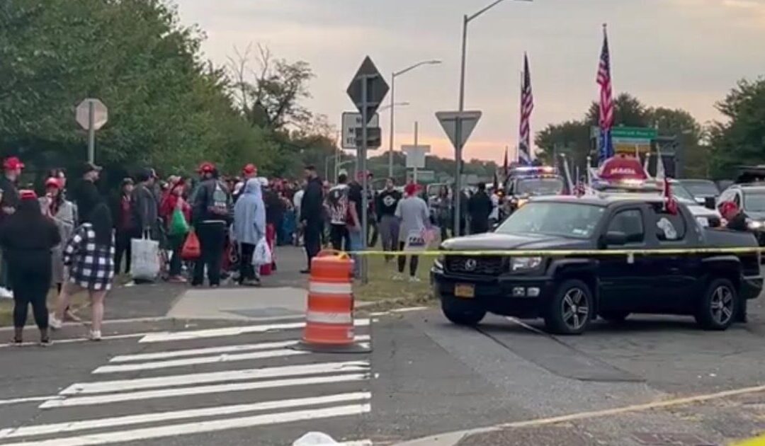 This is Strange… UPDATE: Nassau County Police Commissioner Claims Person Detained “May Have Been Training a Bomb Detection Dog” Near Trump Rally