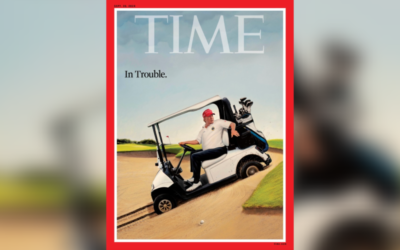 Social Media Abuzz After Time Magazine Features Trump Golf Photo with ‘In Trouble’ Caption Days Before Assassination Attempt