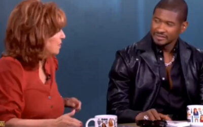 Rap Legend Usher Shuts Down Joy Behar on ‘The View’ After She Begs Him to Endorse Kamala (VIDEO)