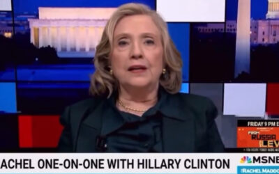 VILE: Hillary Clinton Clinton Joins Rachel Maddow One Day After Assassination Attempt Calls Trump “a Danger to Our Country and World,” Calls to Jail Americans for Posting “Propaganda”