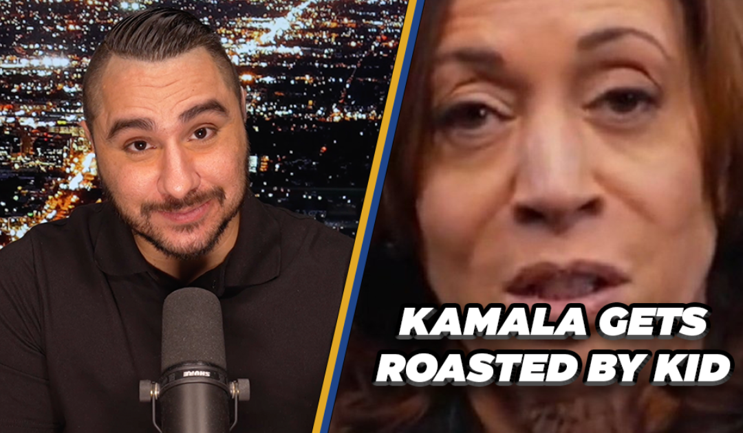 Kid ROASTS Kamala Harris As MSM Panics | Drew Hernandez