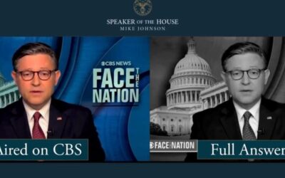 House Speaker Mike Johnson Drops the Receipts After CBS News Selectively Edits His Interview on Biden-Harris Regime’s Botched Hurricane Response (VIDEO)