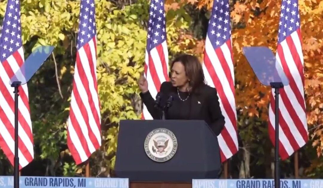 “NEVER AGAIN! NEVER AGAIN!” – Whoa! Kamala Harris Goes on Unhinged Hillary-Style Rant in Michigan (VIDEO)