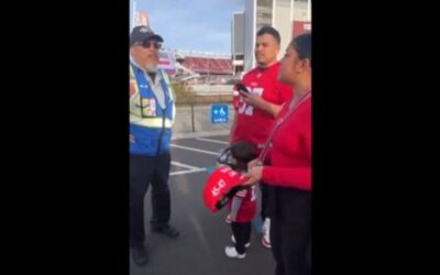 DESPICABLE: Stadium Security Refuses to Allow Trump Supporters to Enter 49ers Game Over Wearing a MAGA Hat (VIDEO)