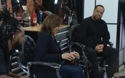 CRINGE: A Desperate Kamala Harris Visits Barbershop in Philly and Breaks Out Her Fake Accent in Last-Minute Pitch to Black Voters (VIDEO)