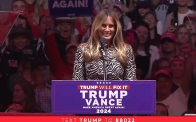 Melania Trump Dazzles Madison Square Garden in New York City – Crowd Goes Wild as First Lady Takes the Stage (VIDEO)