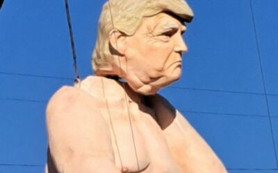 More Disgusting Antics from the Vile Left: Giant Statute of Naked President Trump Moved to Wisconsin