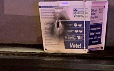 Ballot Drop Boxes Set on Fire in Portland, Oregon and Vancouver, Washington