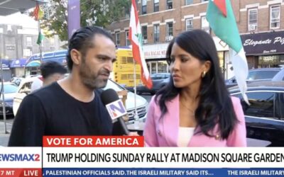 Massive Support for President Trump From New Yorkers Before Giant Rally at Madison Square Garden! PALESTINIANS FOR TRUMP!?!