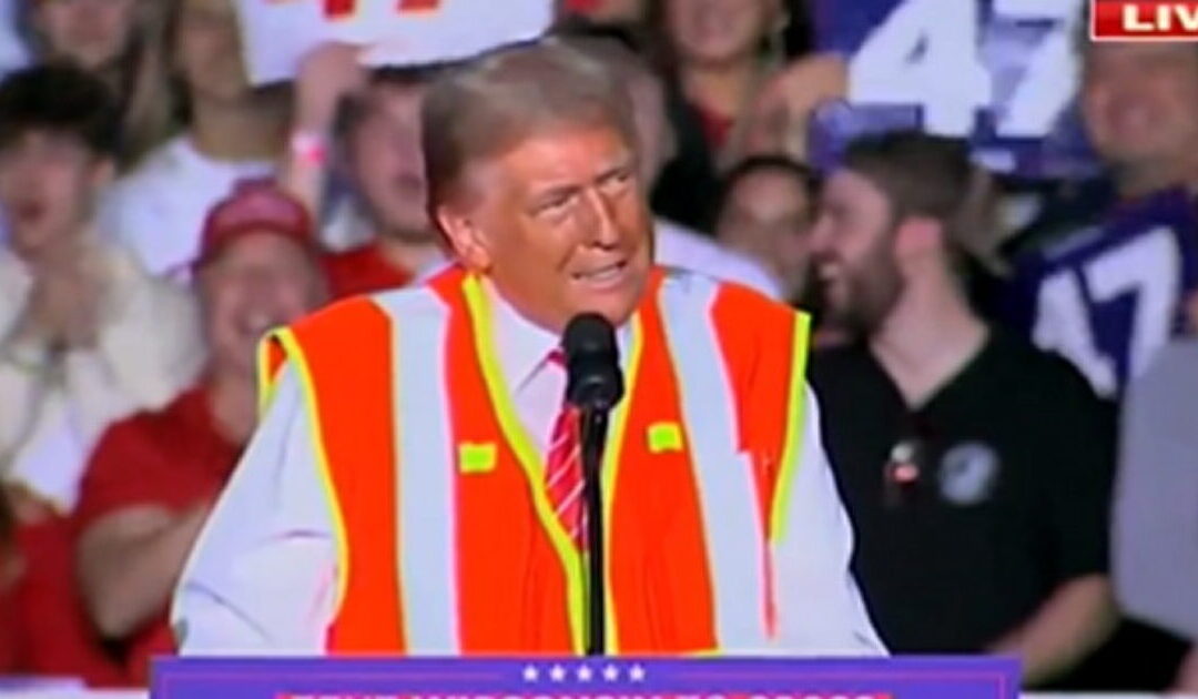 COMEDY GOLD: Trump Brings the House Down in Wisconsin Talking About Orange Vest – ‘Makes Me Look Thinner’ (VIDEO)