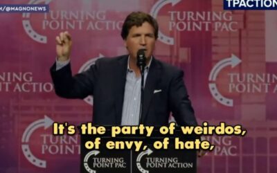 WATCH: Tucker Carlson Gets Standing Ovation at Trump Georgia Rally After a Impassioned 2-Minute Closing Rant