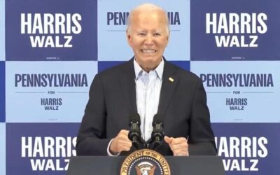 YIKES! Biden Sabotages Kamala Harris AGAIN After “Garbage” Comment with Bizarre Statement About Smacking MAGA Republicans in the Ass (VIDEO)