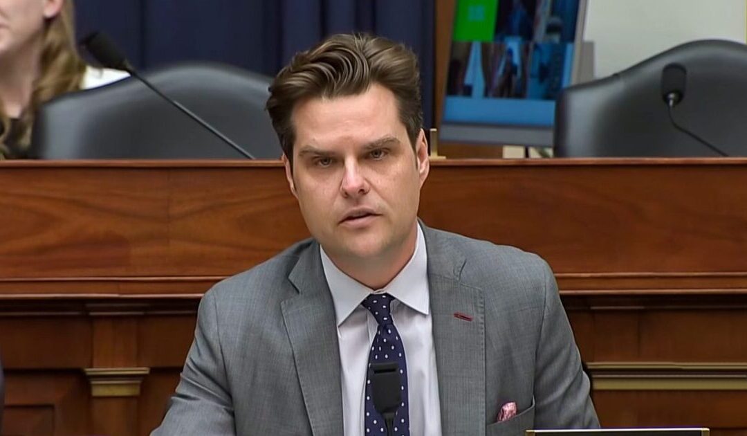 BREAKING: Document From Federal Probe of Gaetz Leaked to New York Times After Ethics Committee Decided Against Releasing Lawfare Report