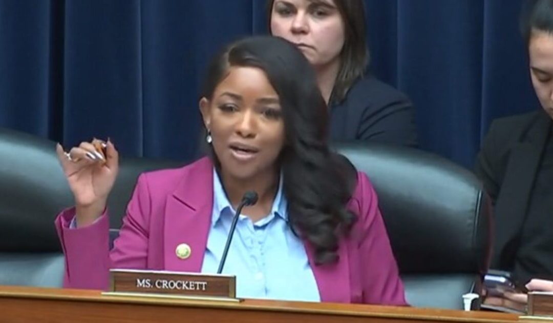 Loud-Mouth Democratic Rep. Jasmine Crockett’s Bid for House Leadership Spot Crashes and Burns