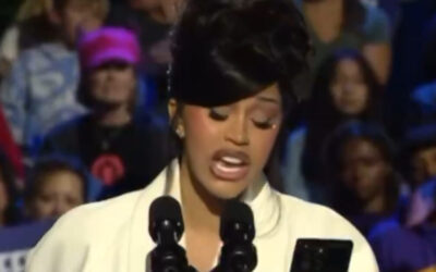 Dimwit Rapper Cardi B Makes Humiliating Appearance at Kamala Rally – Reads Script Off Phone When Teleprompter Breaks – Then Admits Inflation is Out of Control! (VIDEO)