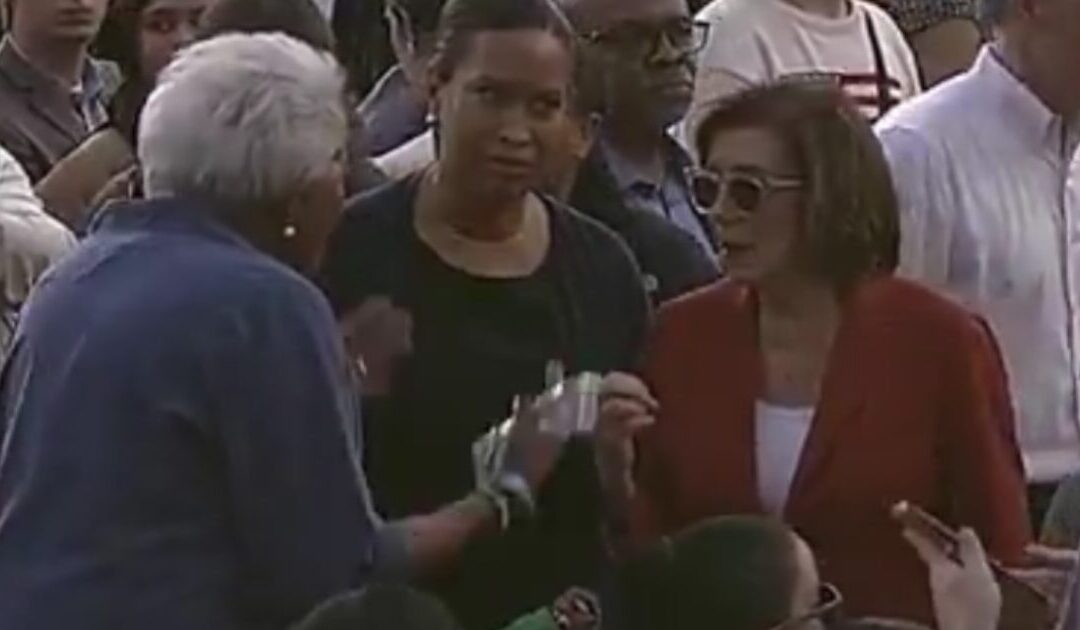 Dems in Disarray: Pelosi Seen Arguing with Donna Brazile at Kamala Harris’s Defeat Speech (VIDEO)