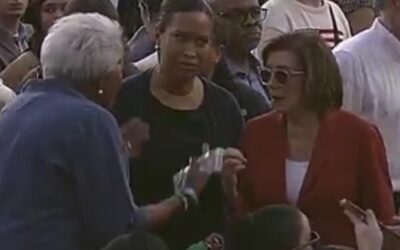 Dems in Disarray: Pelosi Seen Arguing with Donna Brazile at Kamala Harris’s Defeat Speech (VIDEO)