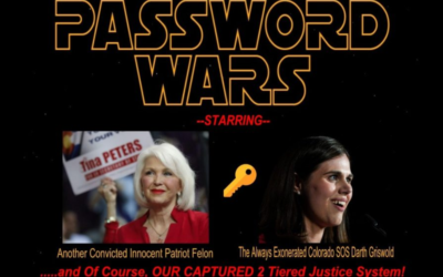 PASSWORD WARS: The Difference Between the Fabricated Password ‘Breach’ Charges Against TINA PETERS and the HUGE Actual Password Breach by Colorado SOS Jena Griswold.