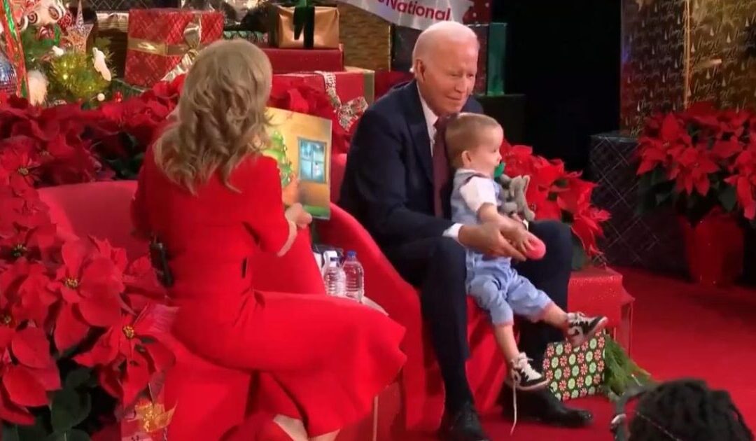 Joe Biden Props Baby on His Lap During Visit to Children’s National Hospital (VIDEO)