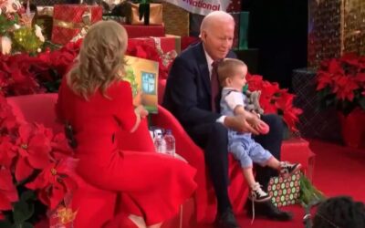 Joe Biden Props Baby on His Lap During Visit to Children’s National Hospital (VIDEO)