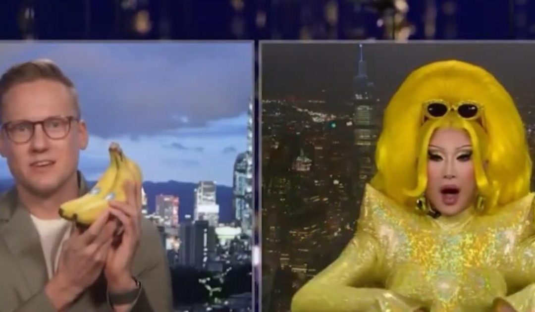 This is CNN: Drag Queen Tells CNN Reporter to Touch His “Dangerous” Body Part in Raunchy New Year’s Eve Segment (VIDEO)