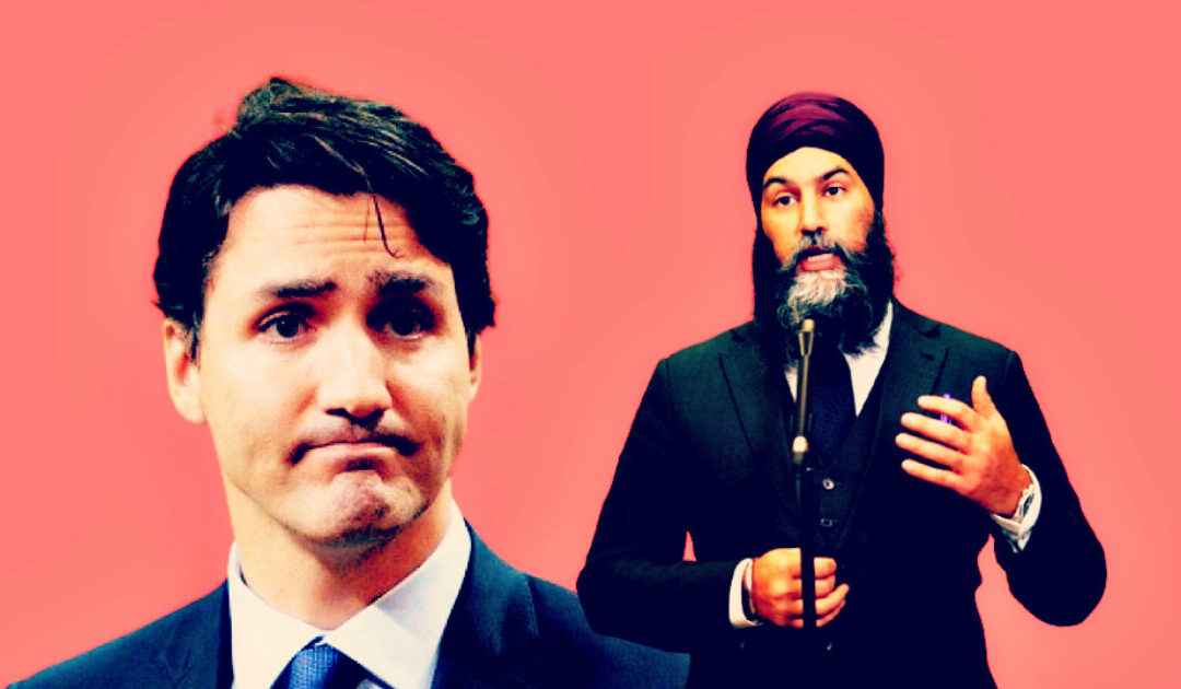 Trudeau on the Brink of Losing Power After NDP Moves to Call a No-Confidence Vote, Bring down His Minority Liberal Government and Trigger Early Election