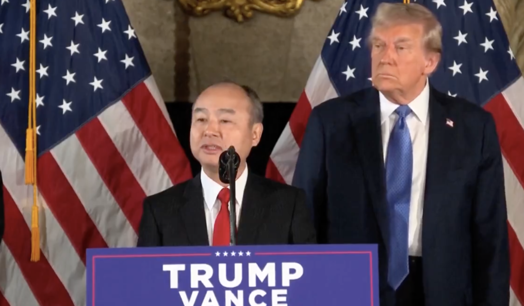 Softbank CEO Joins President Trump to Announce $100B Investment in America: “My confidence level to the economy of the United States has tremendously increased with his victory” (Video)