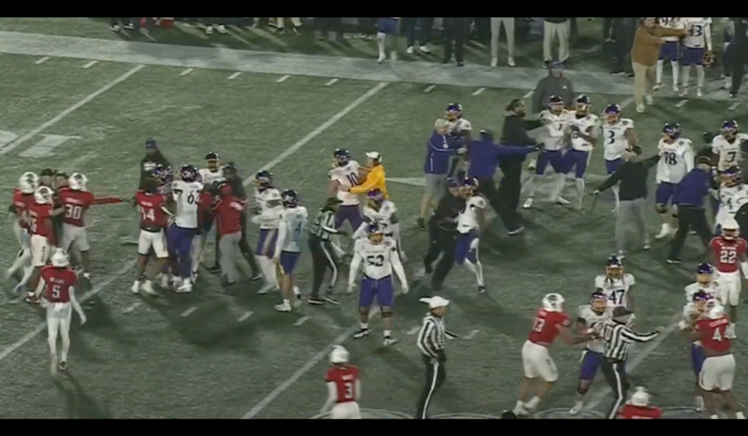 Ugly Fight at Military Bowl Leaves Ref Bloodied, Mulitple Players Ejected (Video)