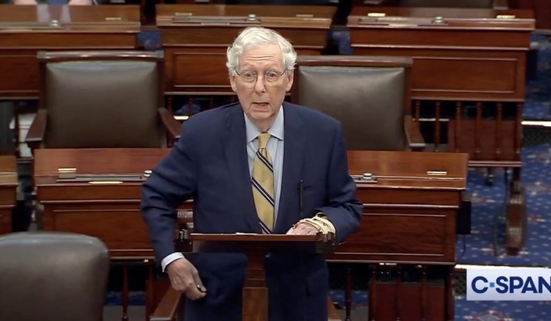 RINO Mitch McConnell Delivers His Farewell Speech as Senate Republican Leader — A Legacy of Betrayal and Compromise