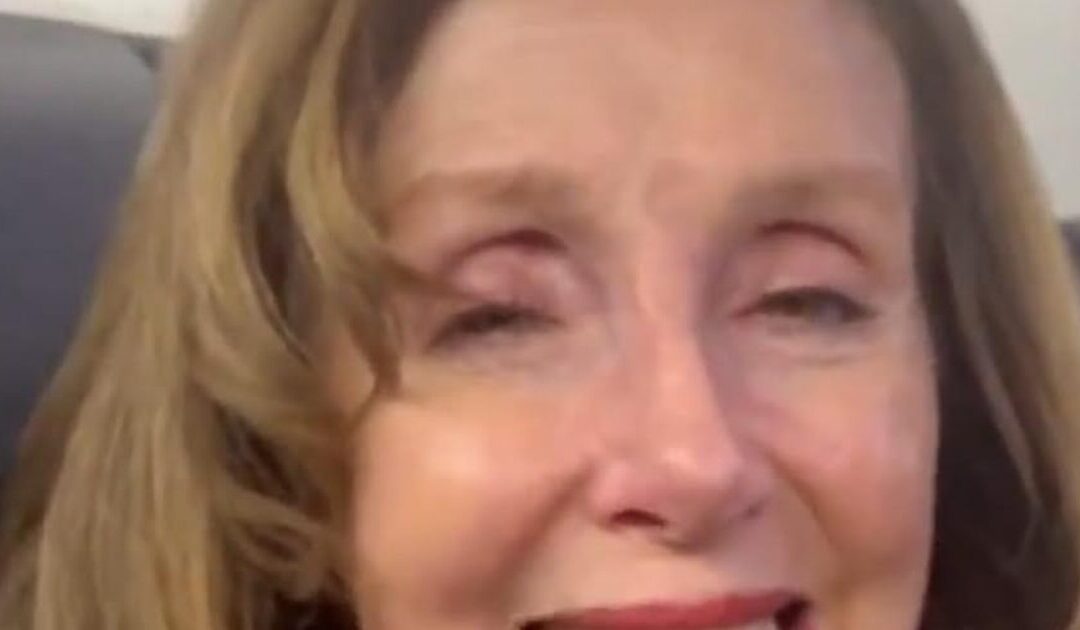 Is She Drunk? Nancy Pelosi Can Barely Open Her Eyes as She Slurs in Bizarre Video