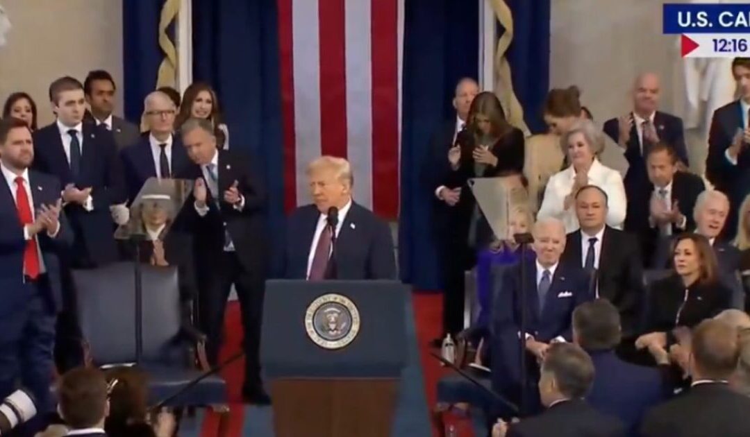 Biden, Harris Refuse to Stand or Applaud as Trump Says He was “Saved By God to Make America Great Again” (VIDEO)