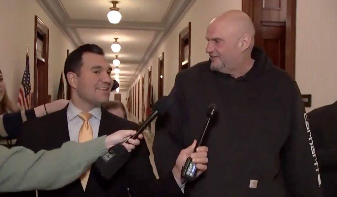 Sen. John Fetterman Trolls Reporters with Hilarious Response About Mar-a-Lago Visit with Trump: “I Demand That I Need to be Made Pope of Greenland”