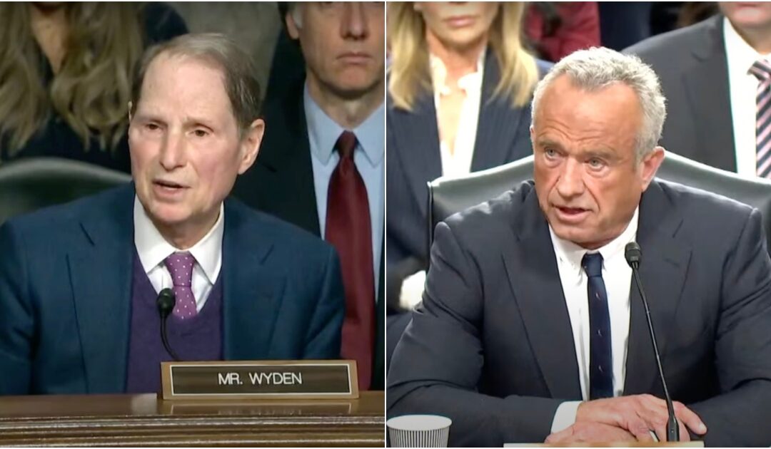 Watch RFK Jr. Obliterate Unhinged Democrat Senator Ron Wyden for Several Minutes After Exposing His Vicious Lies About His Record