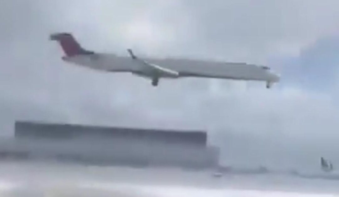 WATCH: Horrifying Moment Delta Plane Crashes, Erupts Into Fireball on Snowy Toronto Runway Captured on Video