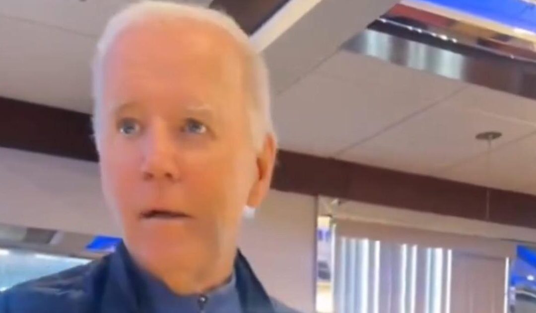 Joe Biden Looks Totally Lost During Outing at Local Bakery (VIDEO)