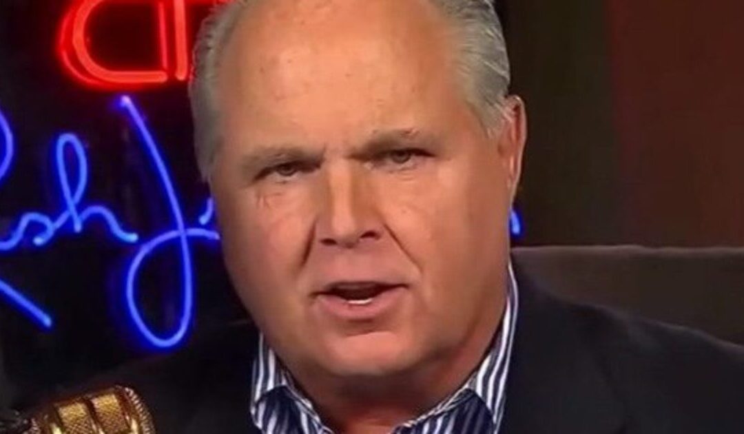 Rush Limbaugh Spoke About the Left’s Tactics at Turning Point Event in 2019