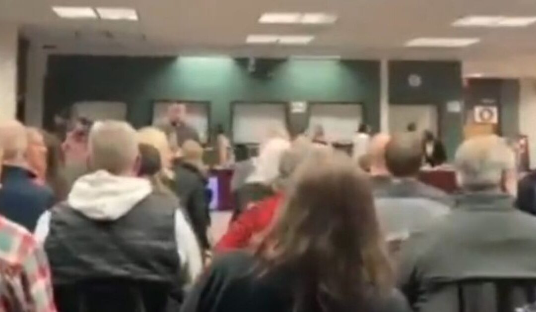 Watch: School Board Actually Runs from Angry Parents Who Caught Them Letting 5-Year-Olds See Bondage Gear