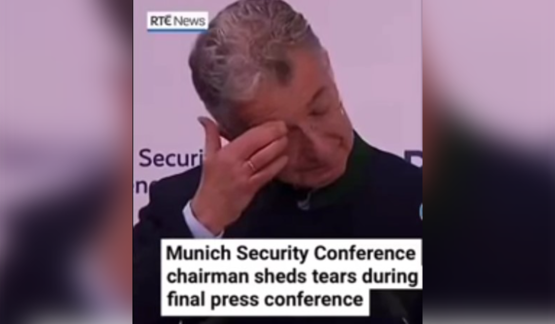 MUST-SEE VIDEO: Munich Security Conference Chairman Goes on Stage and Cries Like a Baby After J.D. Vance Rocks His World