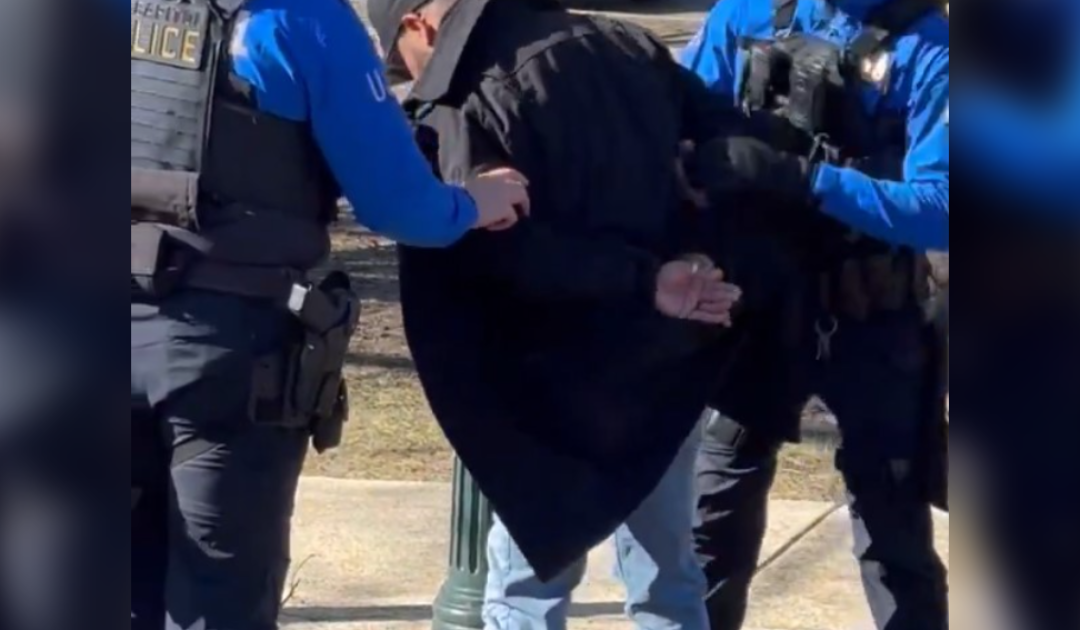 BREAKING: Proud Boys Chairman Enrique Tarrio Arrested by Capitol Police for Defending Himself During Attack by Screaming Protester in DC – It Looks Like Another Setup  – VIDEO