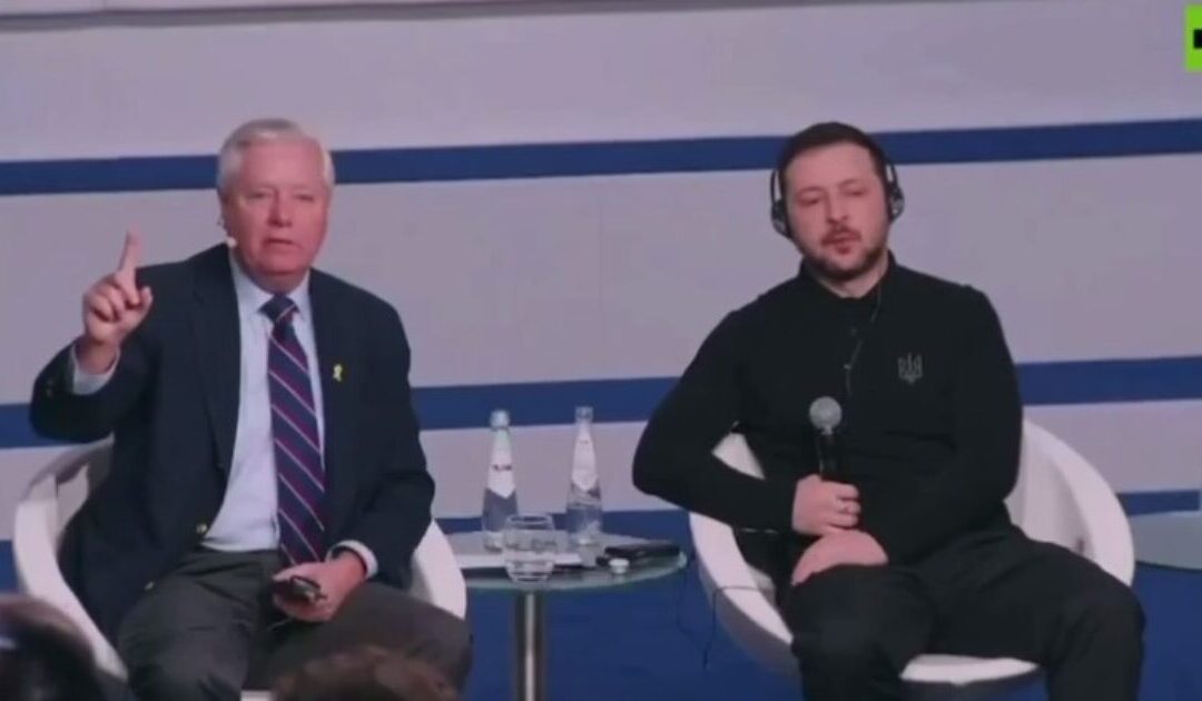 “You’re the Ally I’ve Been Waiting for All My Life” – Warmonger and Lapdog Lindsey Graham Declares His Unending Love for Zelensky in Ukraine (VIDEO)