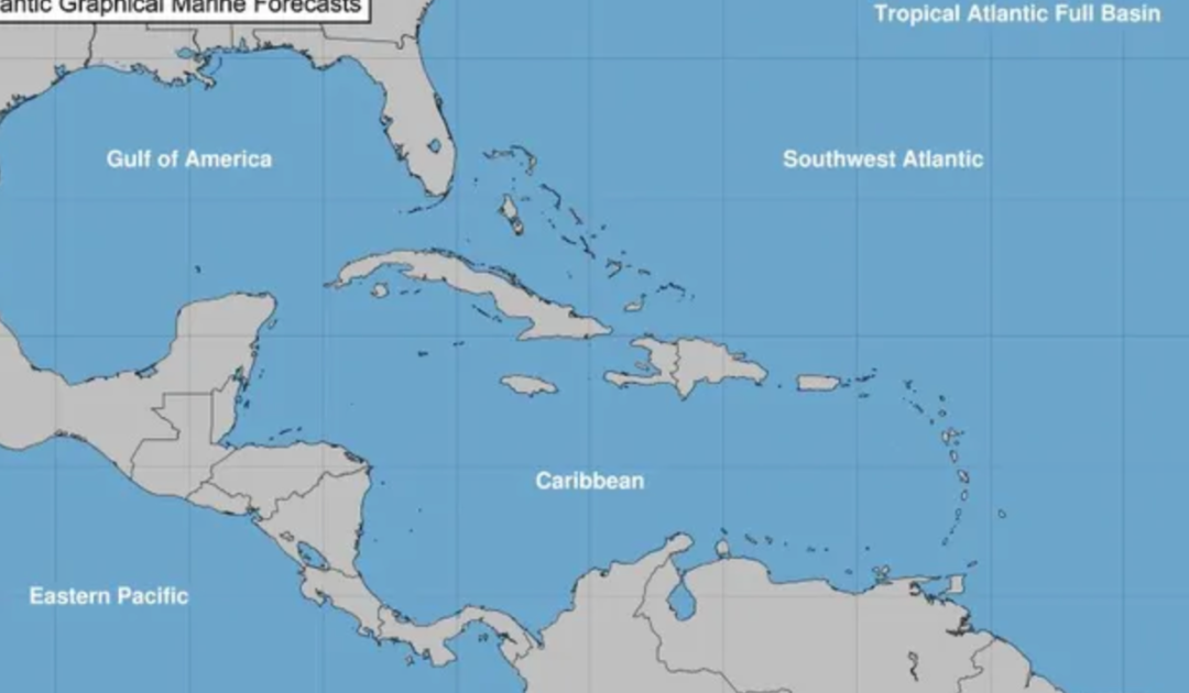 National Weather Service Officially Changes Maps to Read Gulf of America