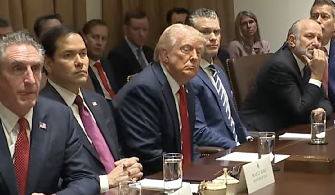 President Trump’s first Cabinet Meeting: Like a Grand Painting of Leaders of the Second American Revolution