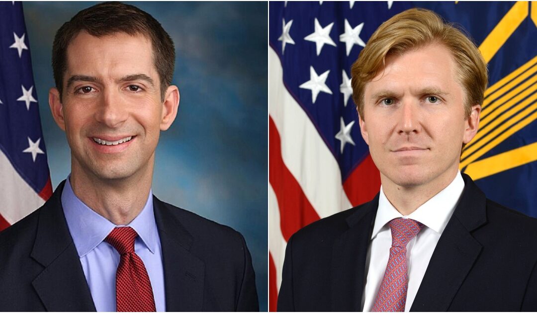 REPORT: Sen. Tom Cotton Allegedly Working Behind the Scenes to Block Trump’s Pick, Elbridge Colby, From Getting Confirmed at the DoD