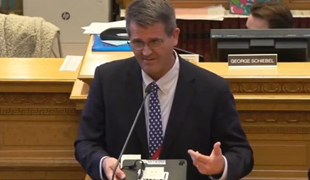 WATCH: Colorado Rep. Forced to Cover ‘Offensive’ Second Amendment Sticker on His Laptop During Heated House Gun Debate