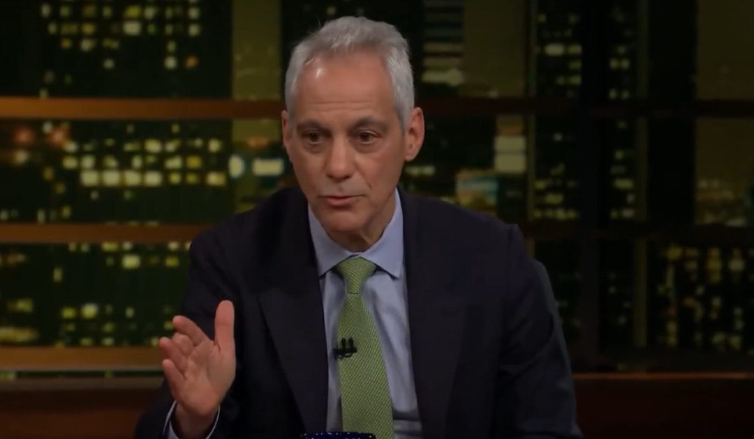 Former Chicago Mayor Rahm Emanuel Rips Democrat Mayors’ Woke Policies on Bill Maher: “I Don’t Want to Hear Another Word About the Bathroom. You Better Start Focusing on the Classroom” (VIDEO)