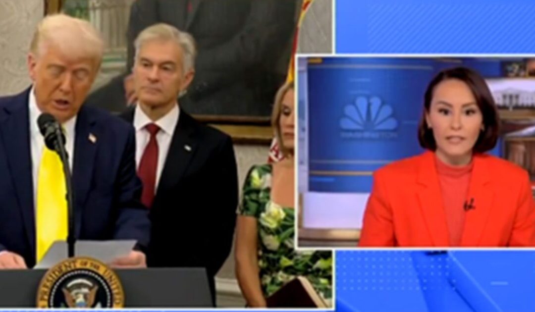 WATCH: MSNBC Quickly Cuts Away From Trump as He Begins Reading Deported MS-13 Gangster Kilmar Garcia’s Lengthy Rap Sheet